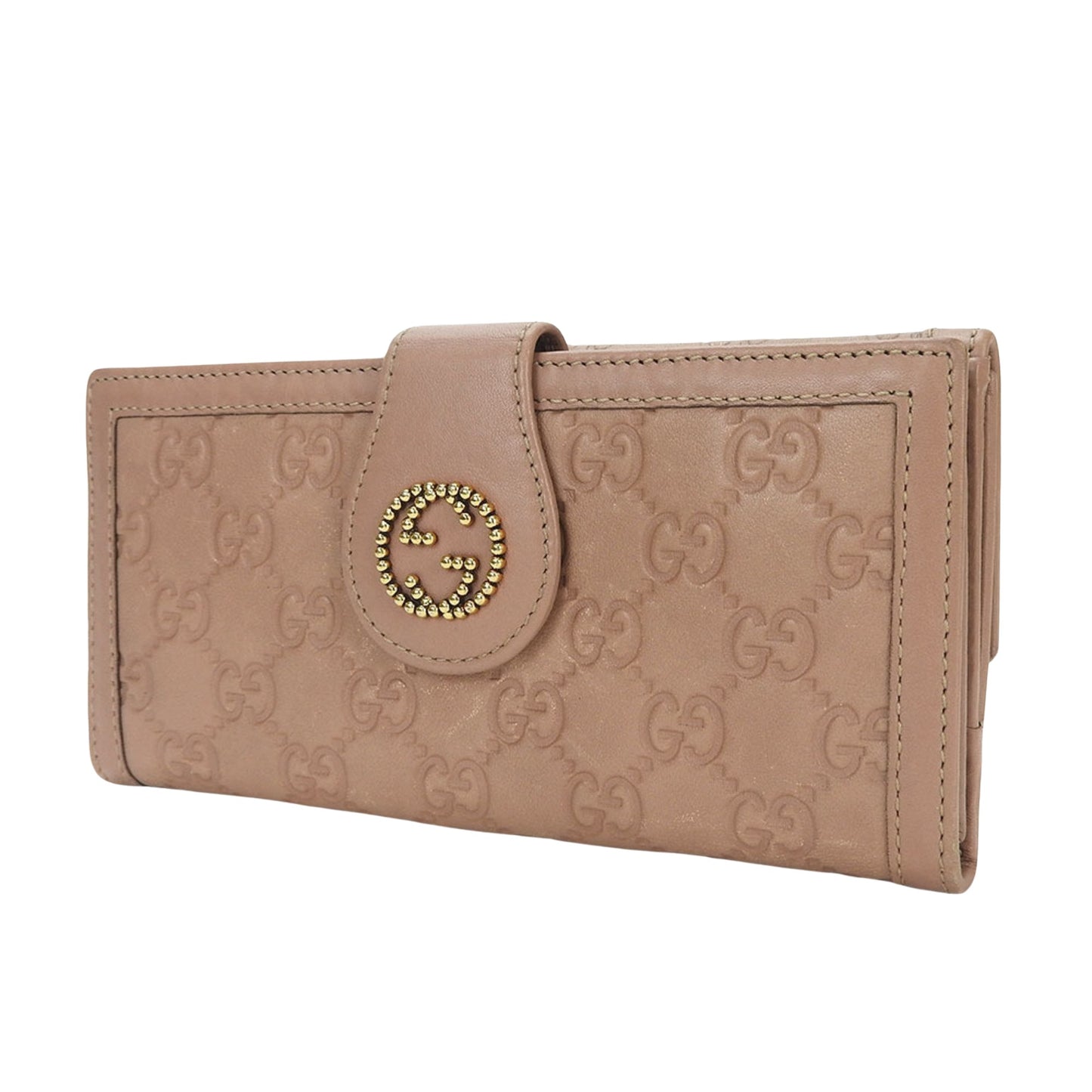 Gucci Pink Leather Wallet Accessories