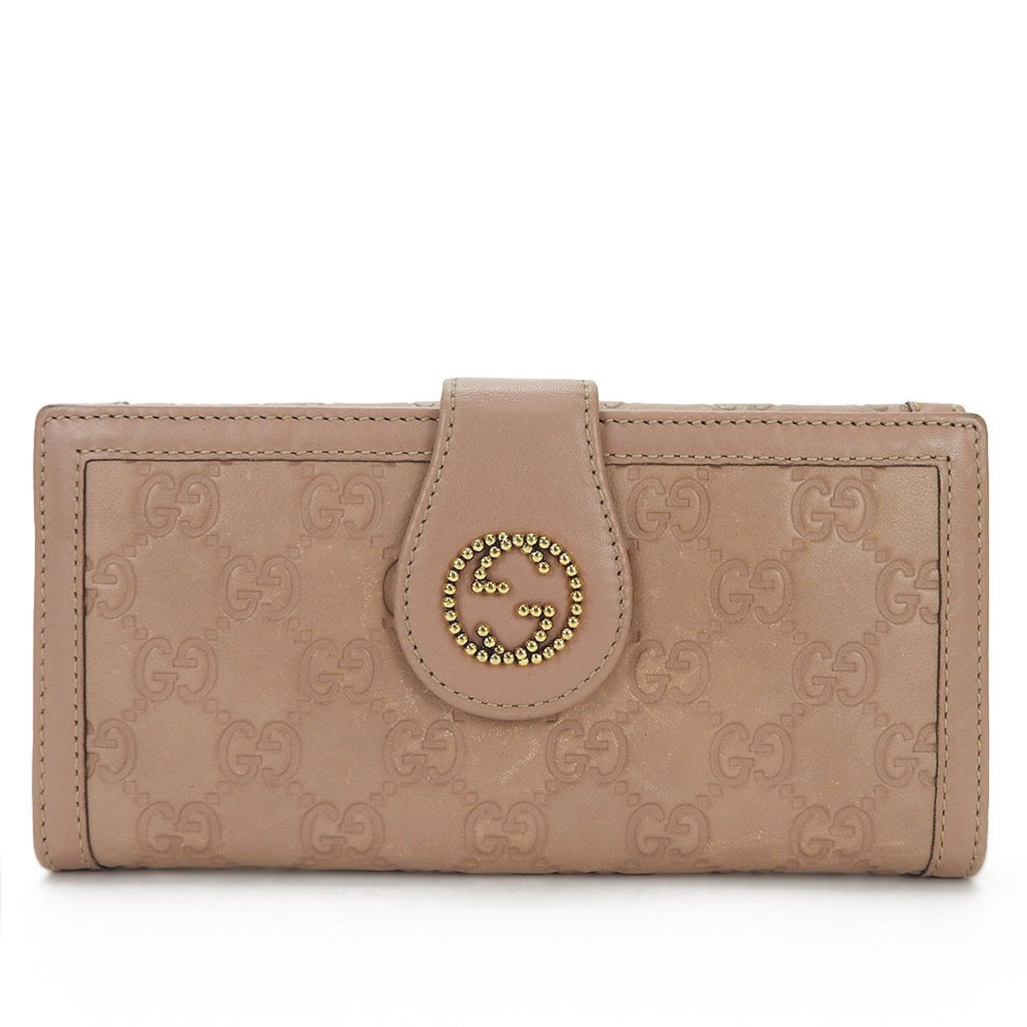 Gucci Pink Leather Wallet Accessories