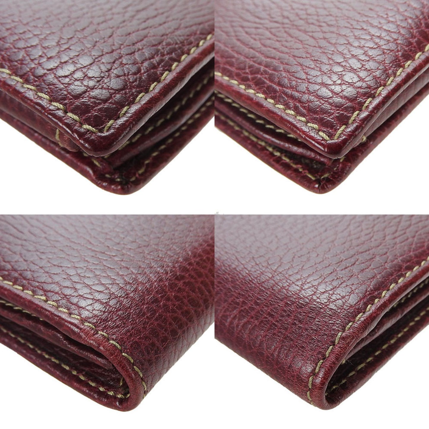 Gucci Burgundy Leather Wallet Accessories