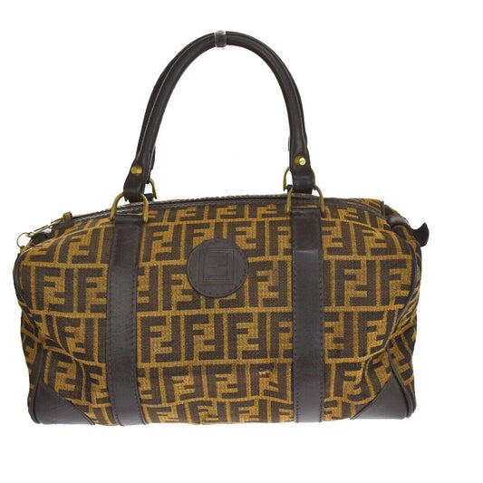 Fendi Zucca Brown Canvas Travel Bag