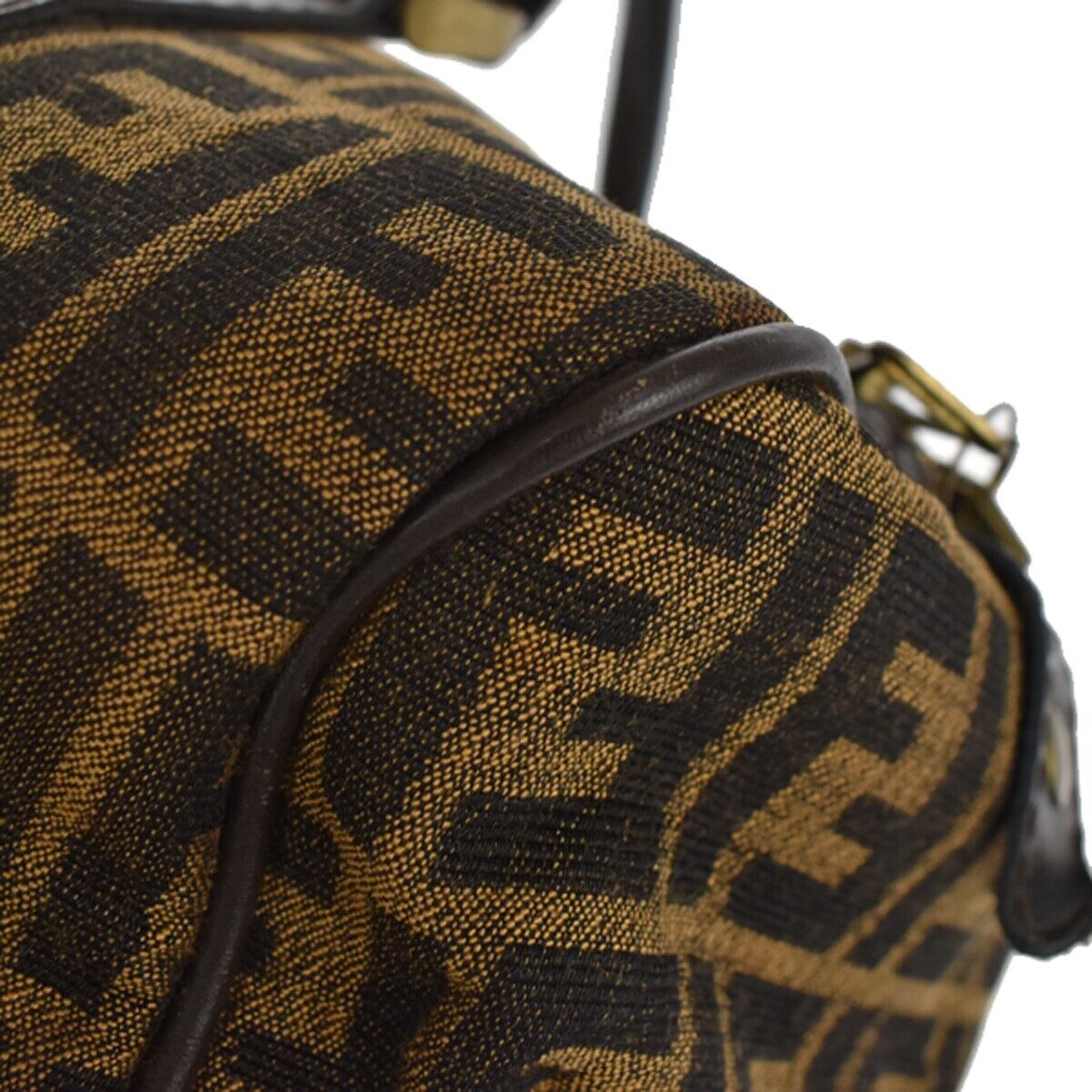 Fendi Zucca Brown Canvas Travel Bag