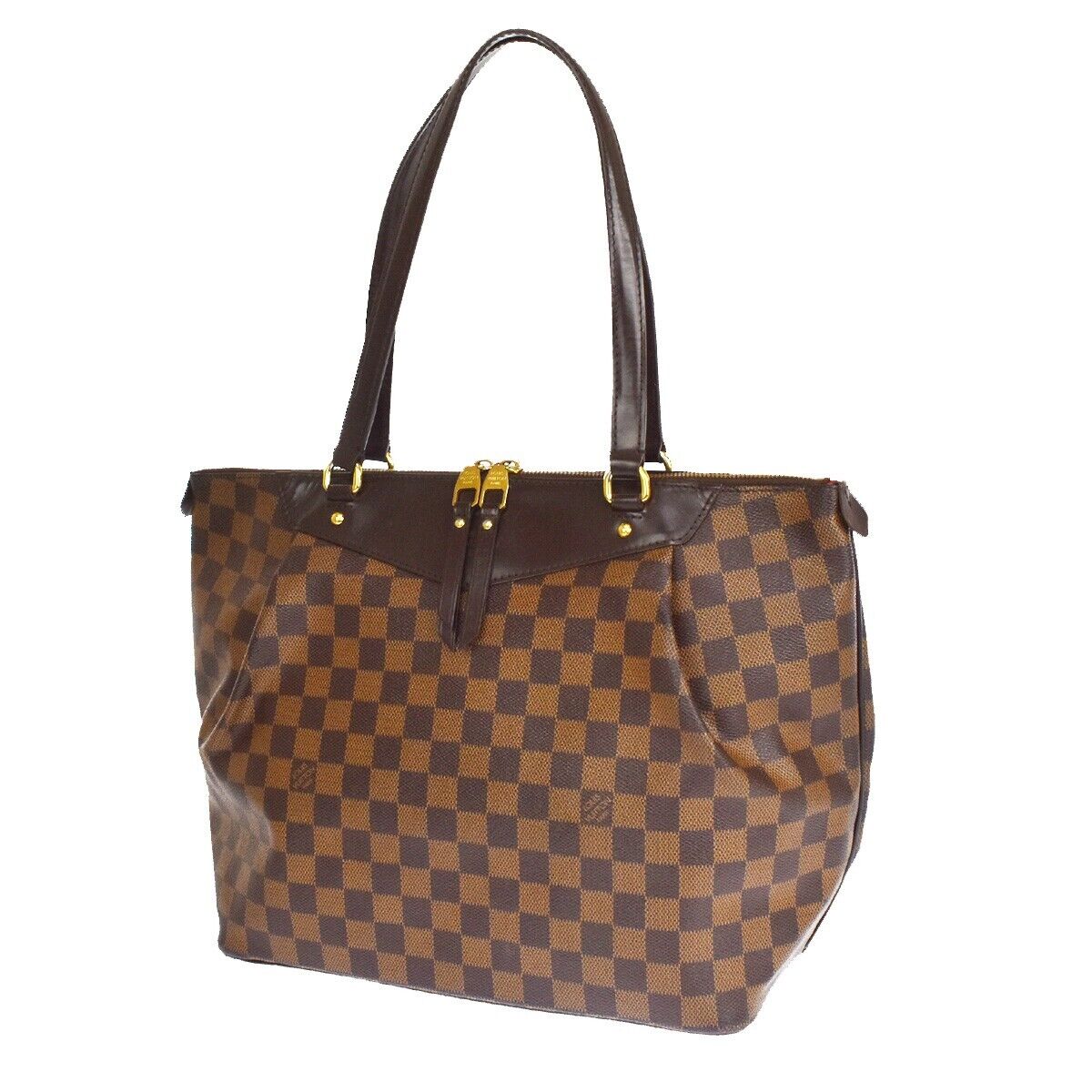 Louis Vuitton Westminster Brown Canvas Shoulder Bag