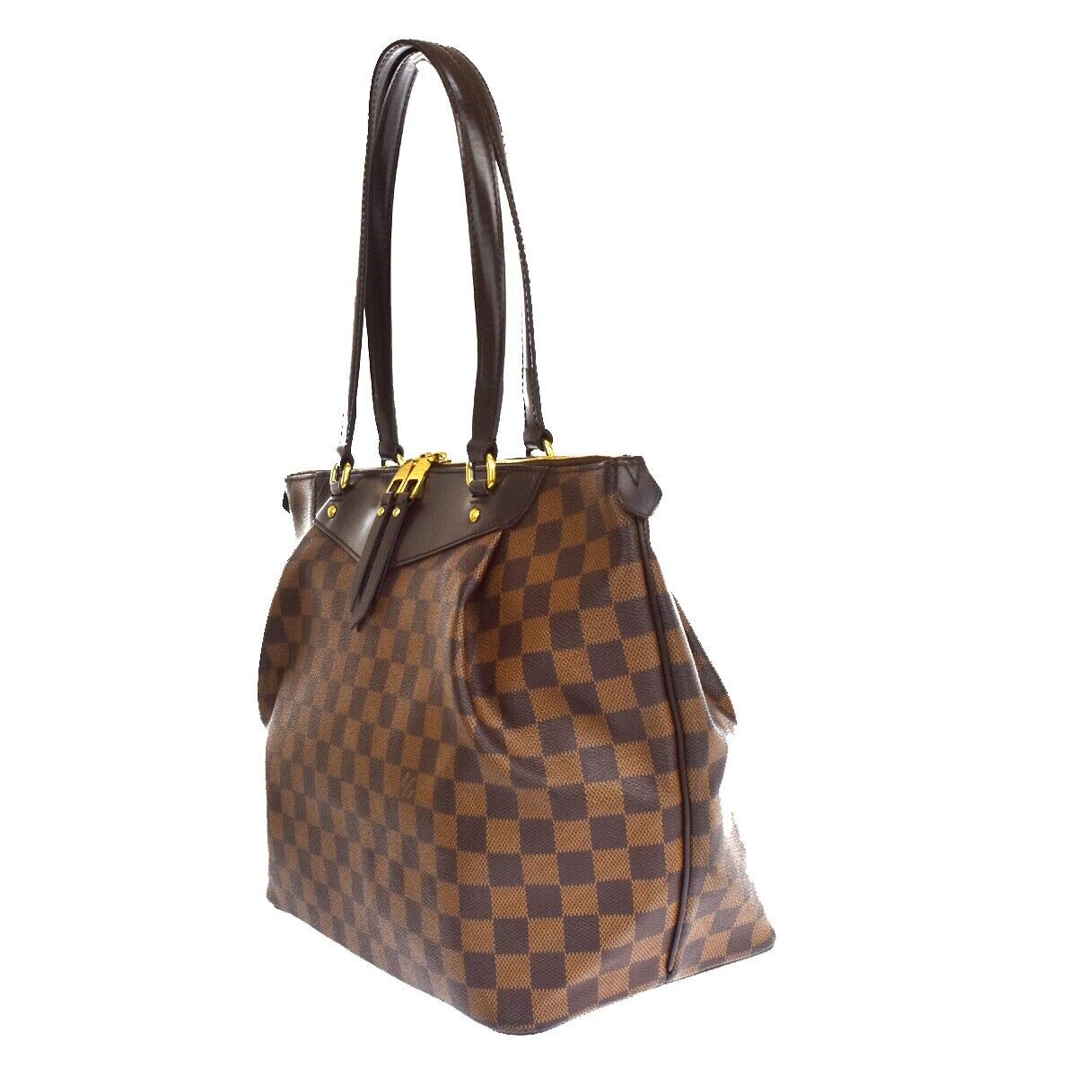 Louis Vuitton Westminster Brown Canvas Shoulder Bag