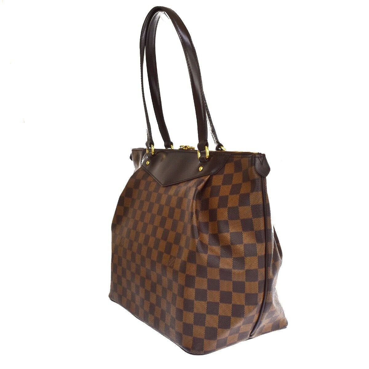 Louis Vuitton Westminster Brown Canvas Shoulder Bag