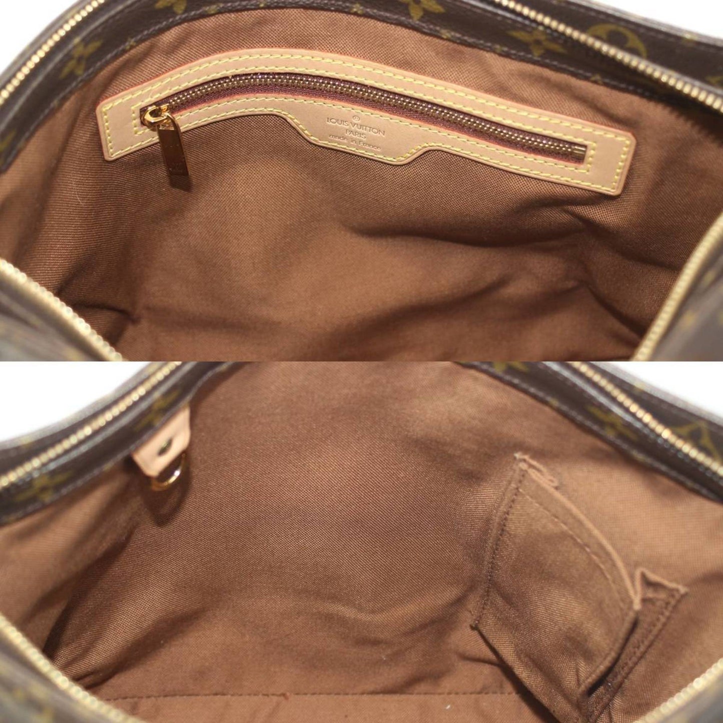 Louis Vuitton Piano Brown Canvas Tote Bag