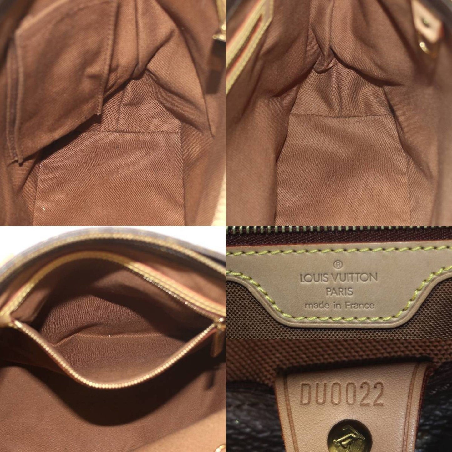 Louis Vuitton Piano Brown Canvas Tote Bag