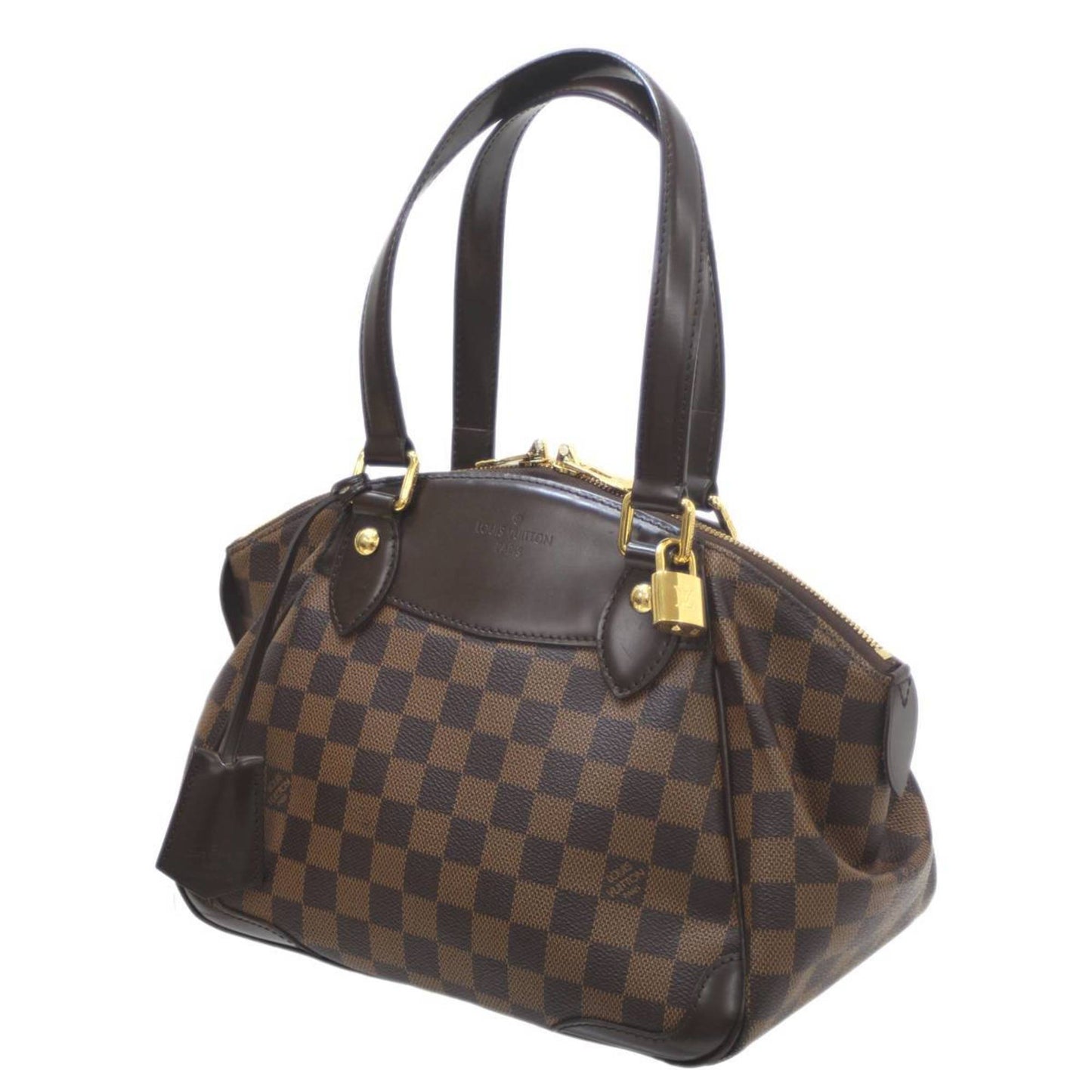 Louis Vuitton Verona Brown Canvas Hand Bag