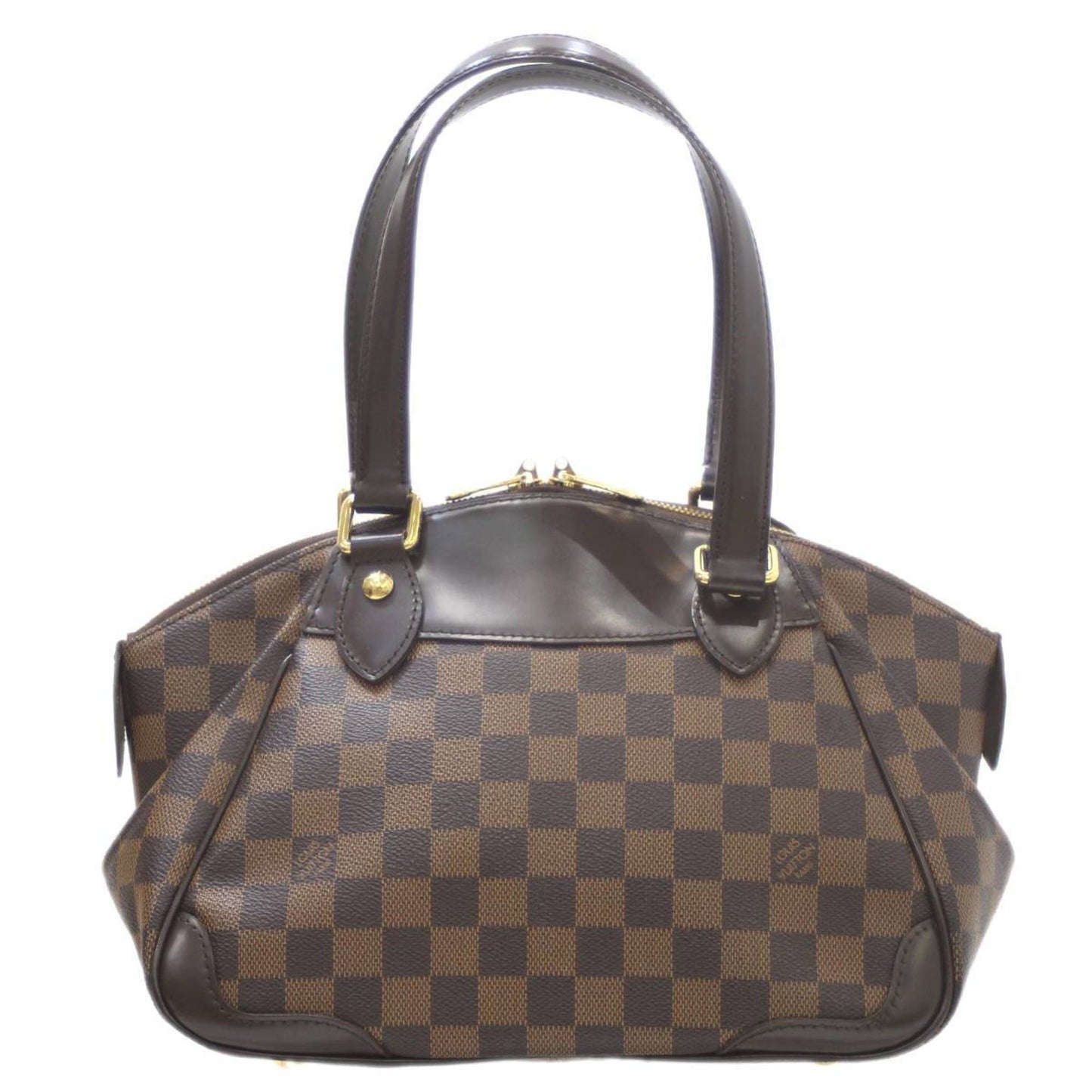 Louis Vuitton Verona Brown Canvas Hand Bag