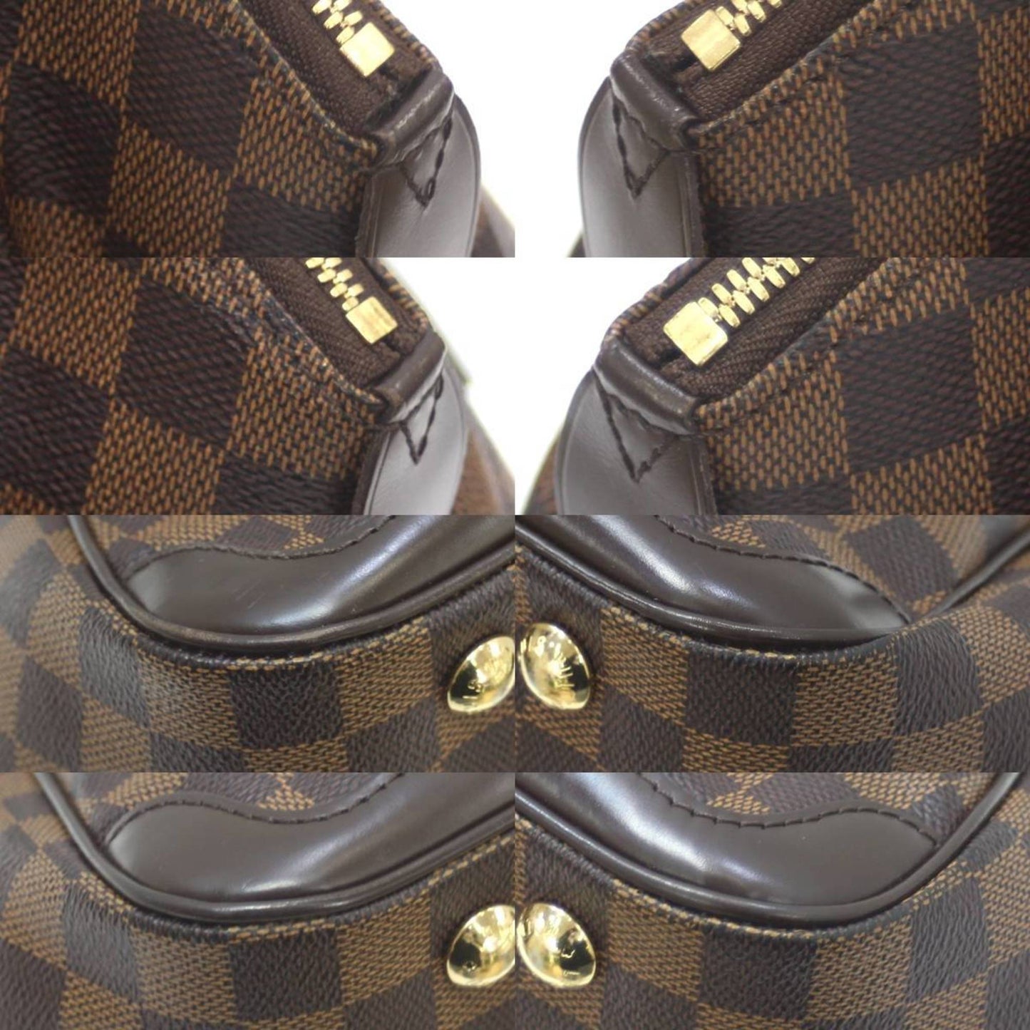 Louis Vuitton Verona Brown Canvas Hand Bag