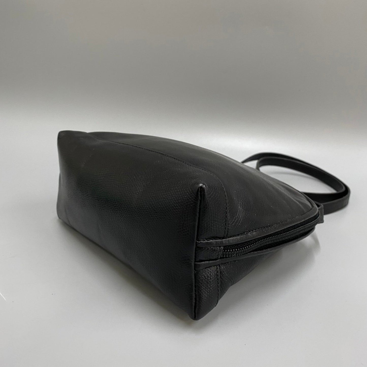 Fendi FF Black Leather Shoulder Bag