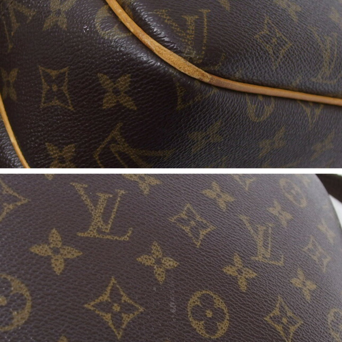 Louis Vuitton Brown Canvas Shopper Bag