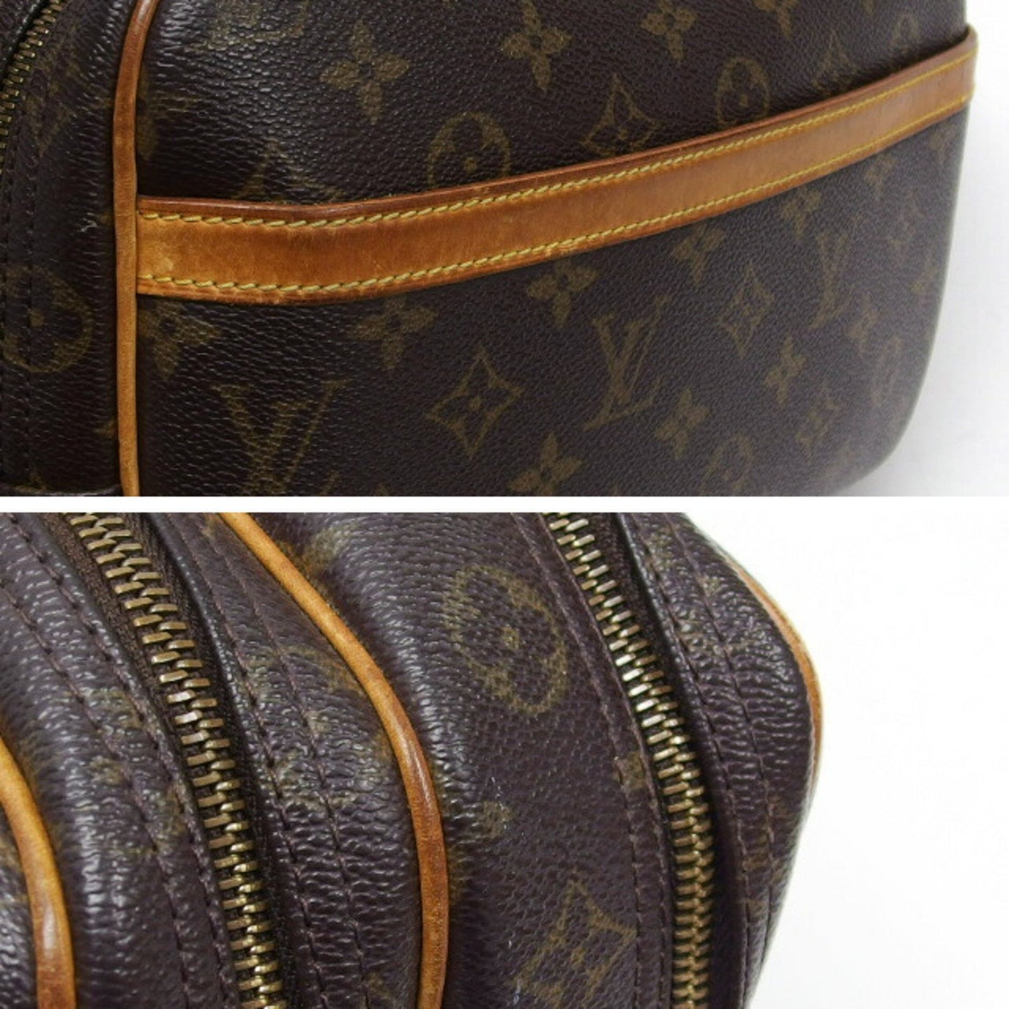 Louis Vuitton Brown Canvas Shopper Bag