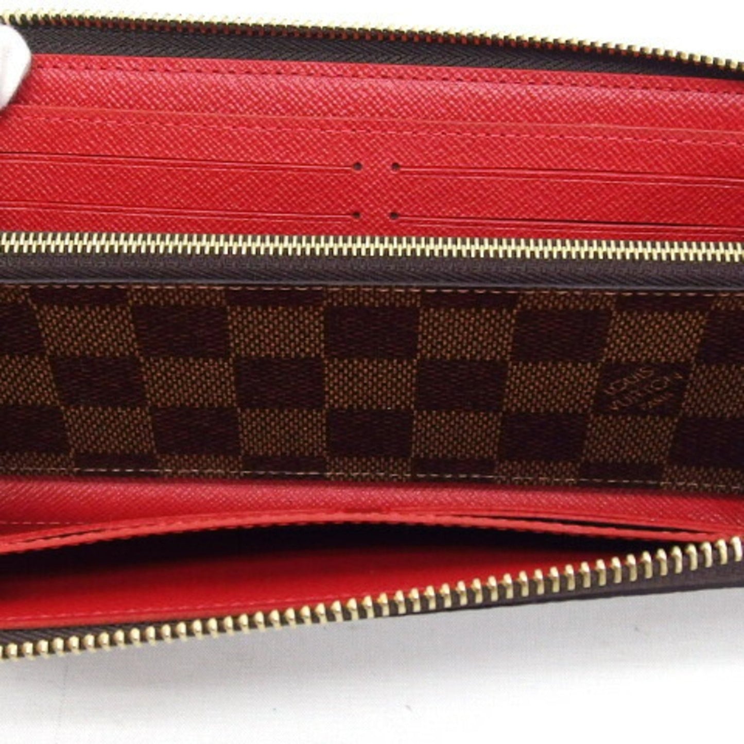 Louis Vuitton Clemence Brown Canvas Wallet Accessories