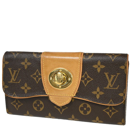 Louis Vuitton Boétie Brown Canvas Wallet Accessories