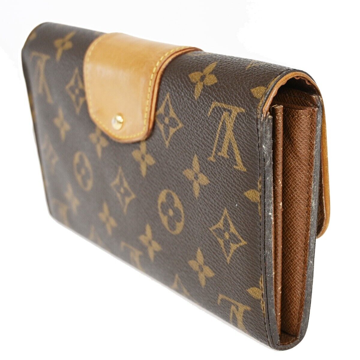 Louis Vuitton Boétie Brown Canvas Wallet Accessories