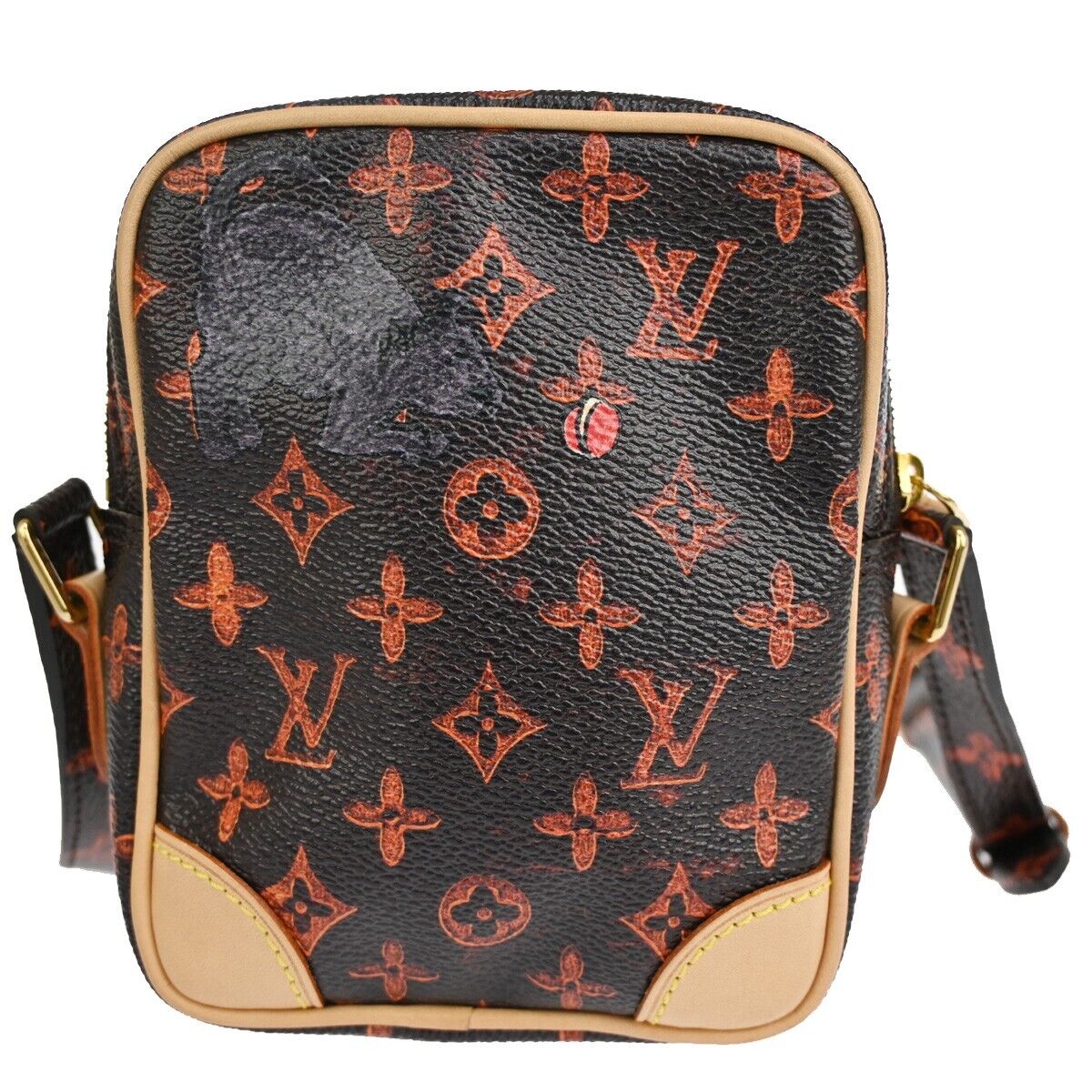 Louis Vuitton Paname Set Brown Canvas Clutch Bag