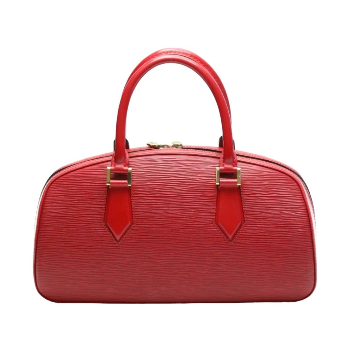 Louis Vuitton Jasmine Red Leather Hand Bag