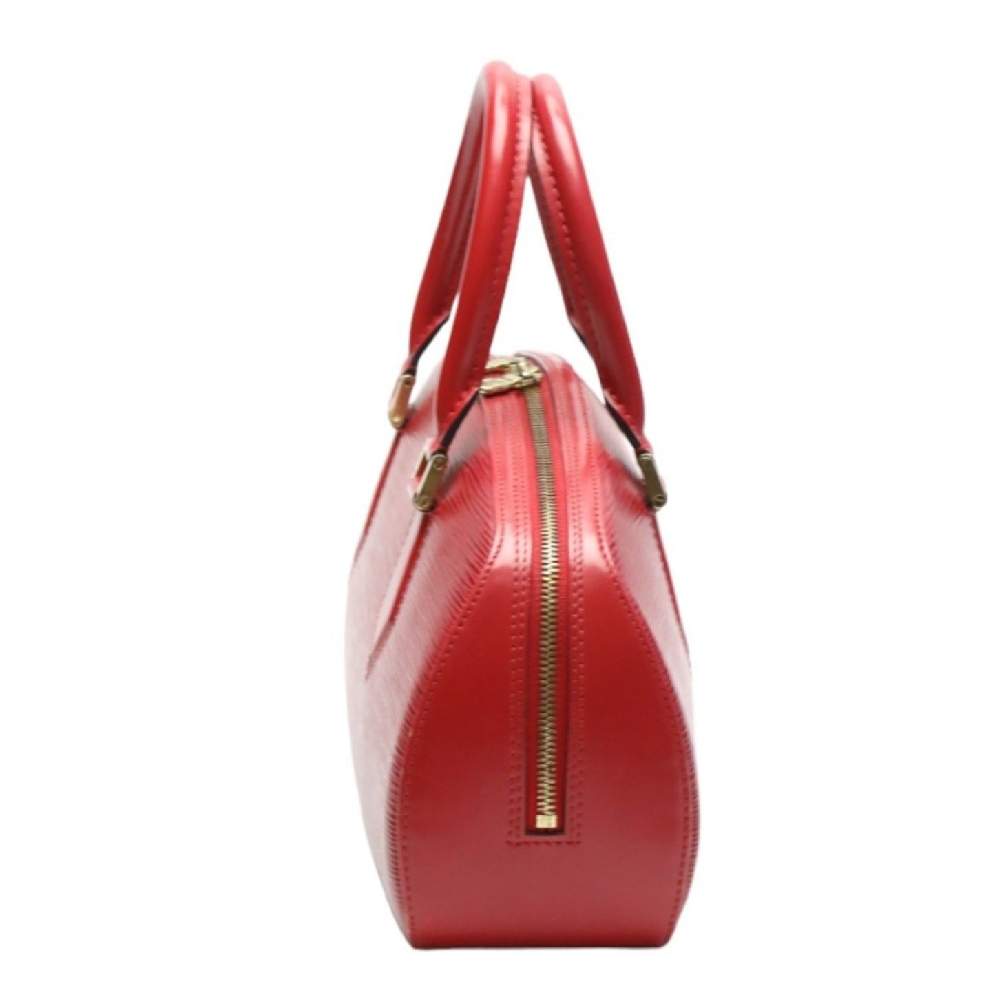 Louis Vuitton Jasmine Red Leather Hand Bag