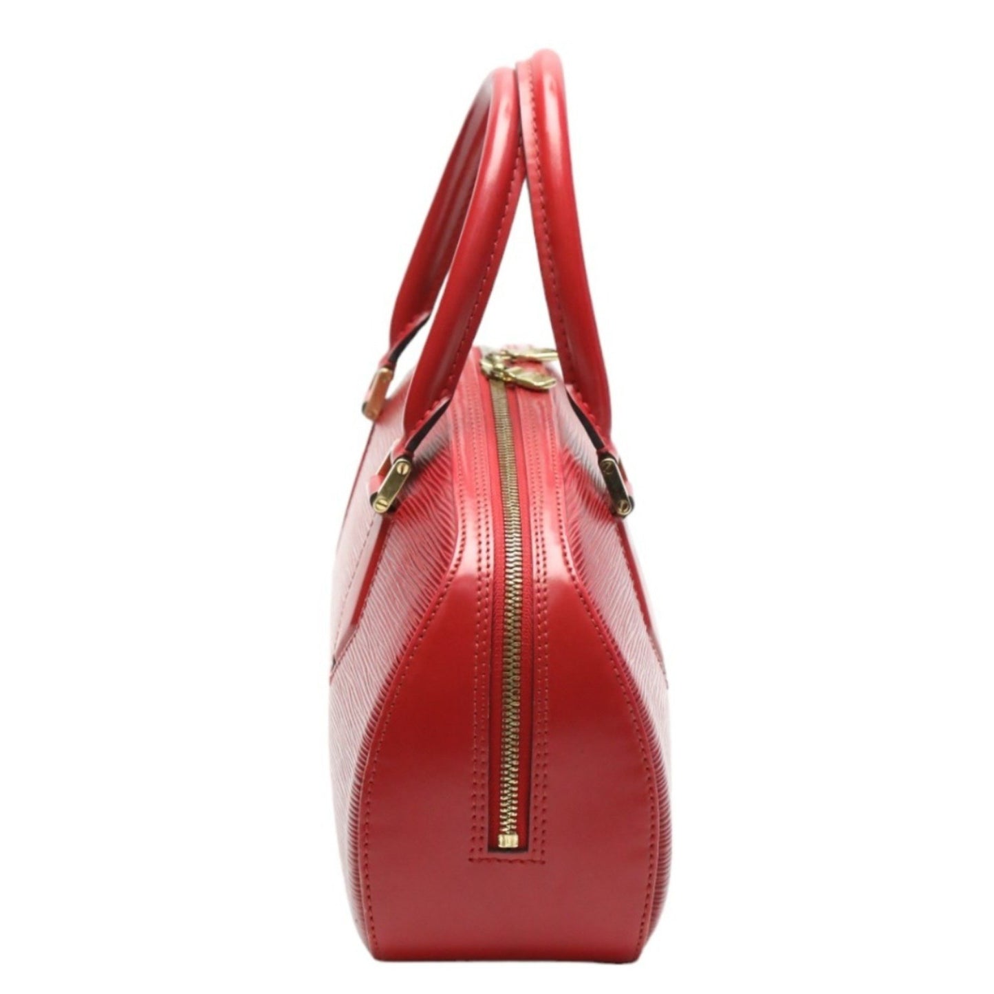 Louis Vuitton Jasmine Red Leather Hand Bag