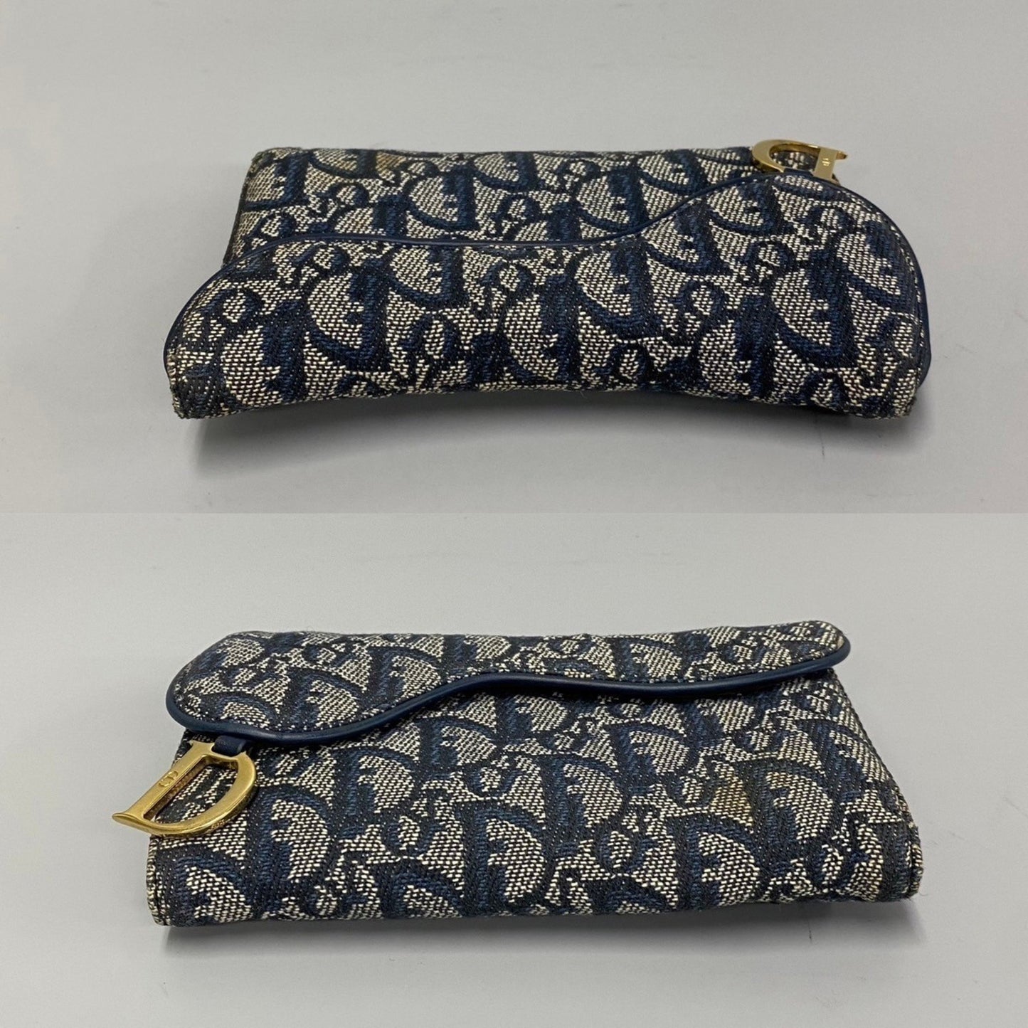 Dior Blue Canvas Wallet Accessories