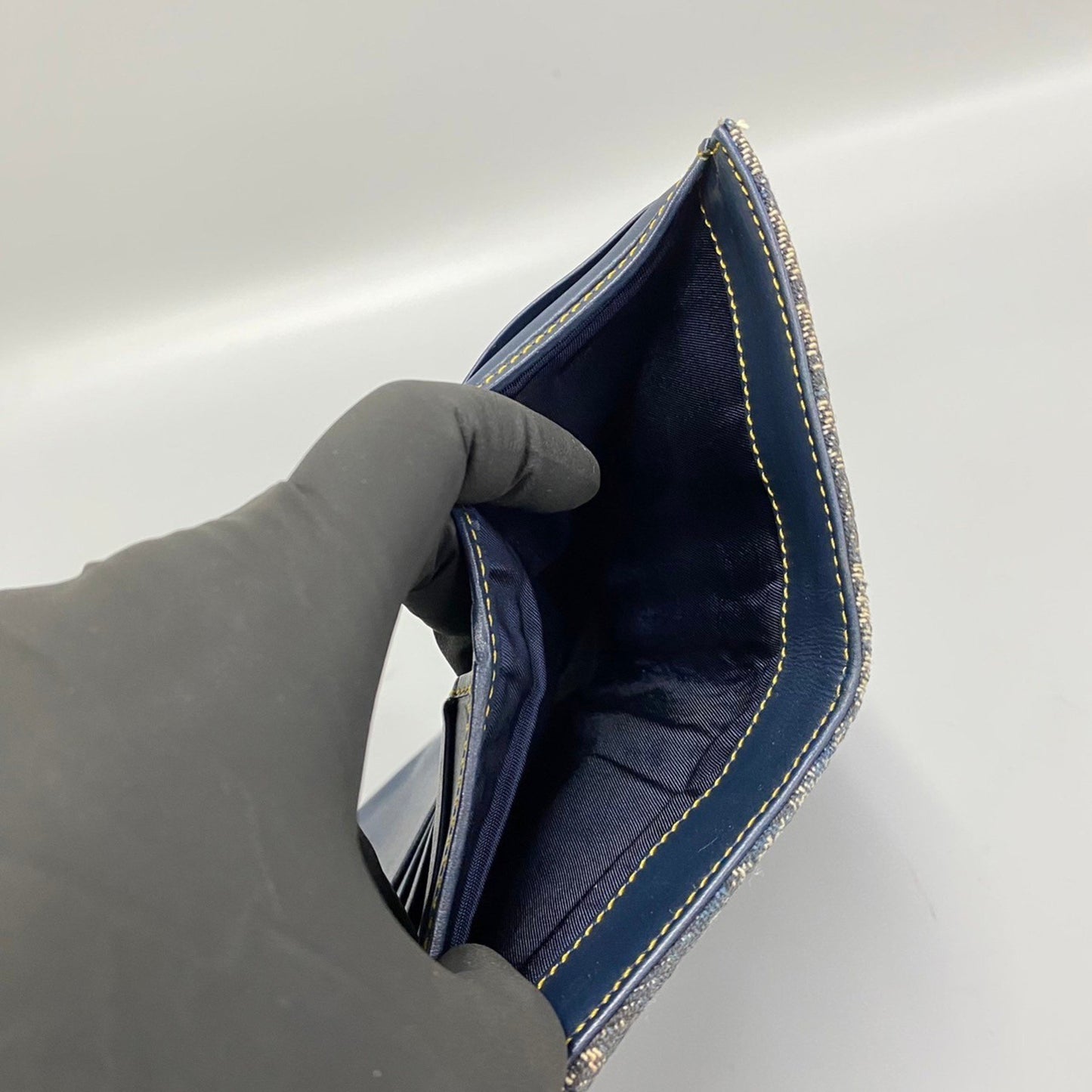 Dior Blue Canvas Wallet Accessories