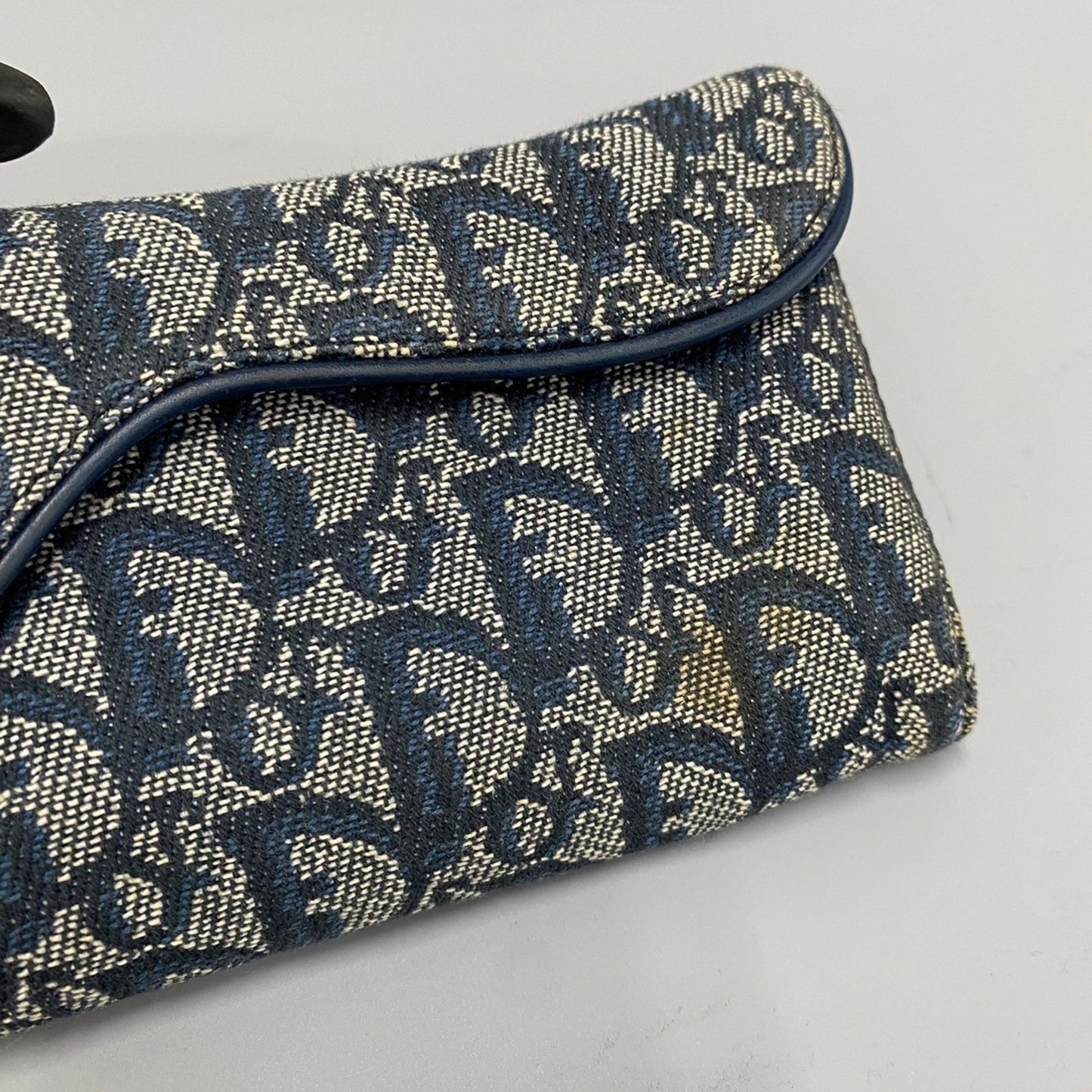 Dior Blue Canvas Wallet Accessories