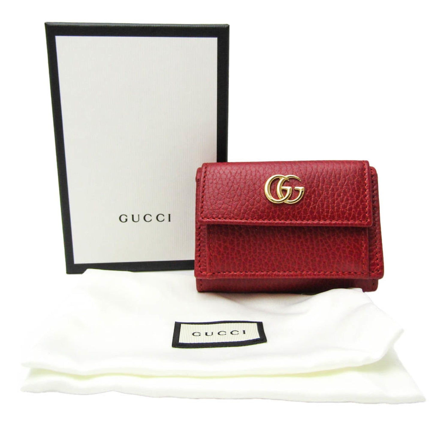 Gucci Marmont Red Leather Wallet Accessories