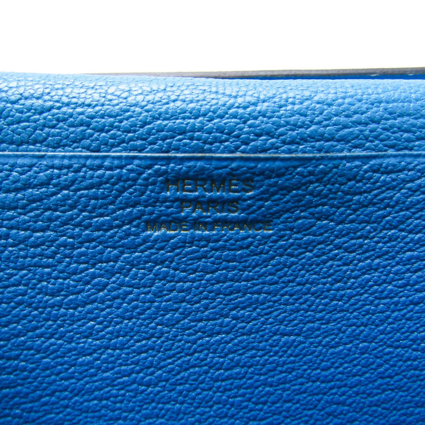 Hermès Béarn Blue Leather Wallet Accessories