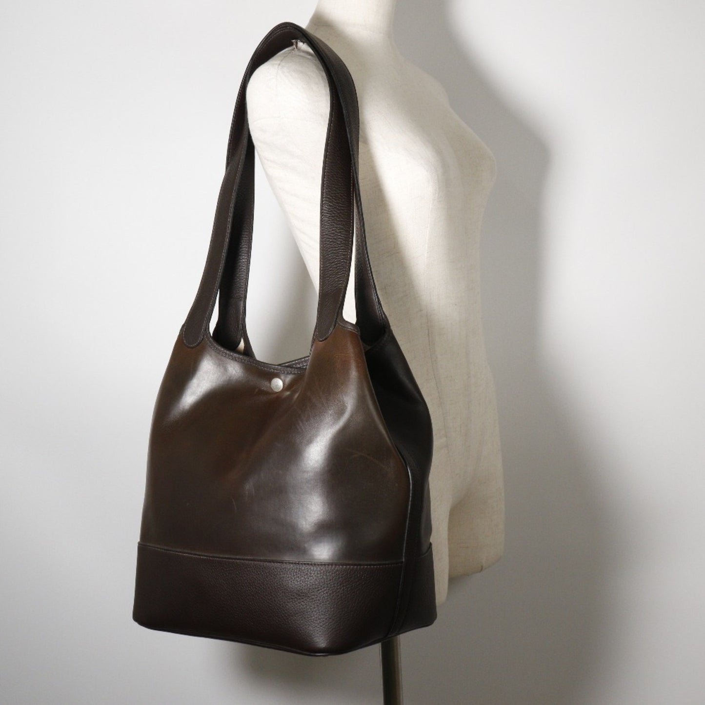 Hermès Picotin Brown Leather Shopper Bag