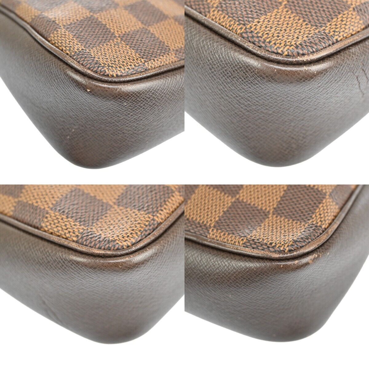 Louis Vuitton Trousse makeup Brown Canvas Clutch Bag