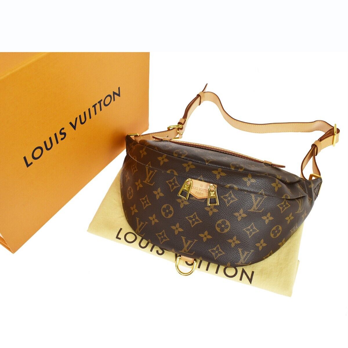 Louis Vuitton Monogram Brown Canvas Backpack Bag