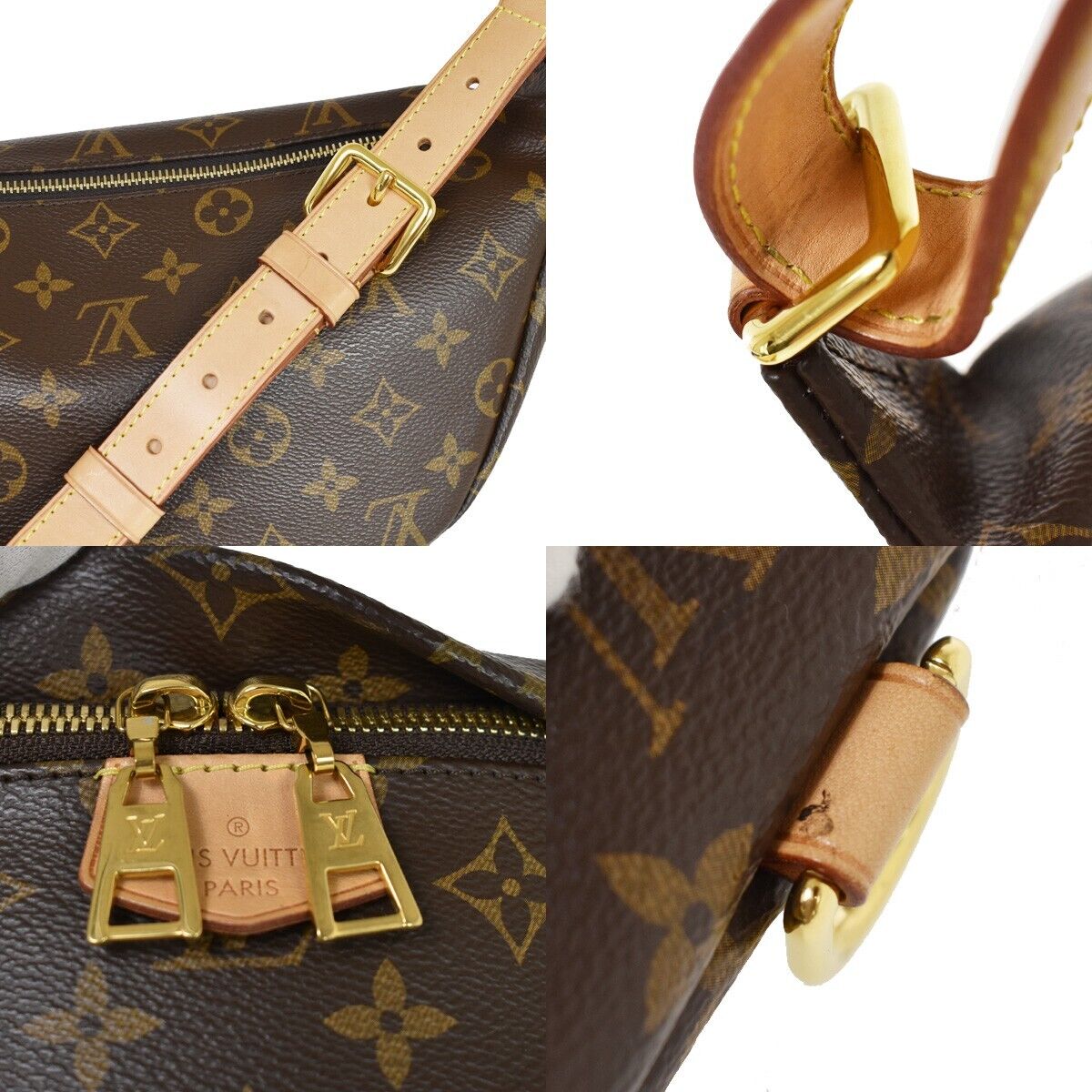 Louis Vuitton Monogram Brown Canvas Backpack Bag