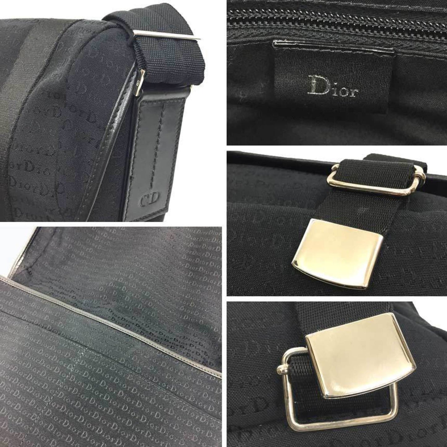 Dior Black Synthetic Shoulder Bag