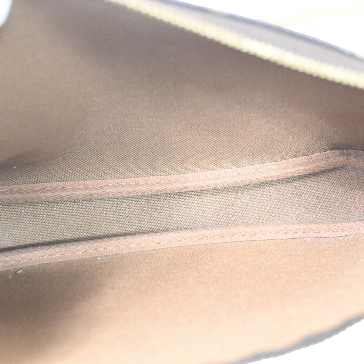 Louis Vuitton Pochette accessoires Brown Canvas Clutch Bag