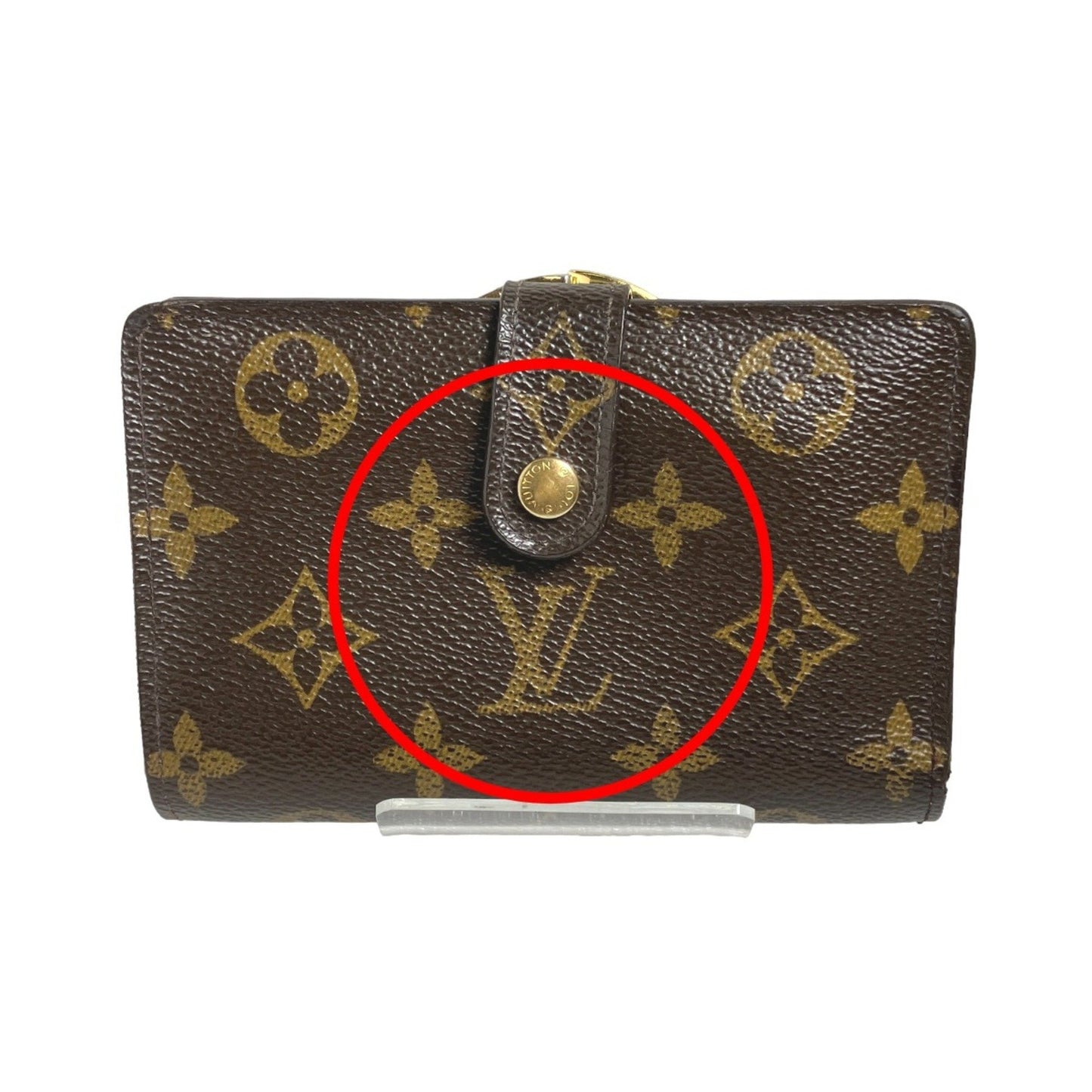 Louis Vuitton Viennois Brown Canvas Wallet Accessories