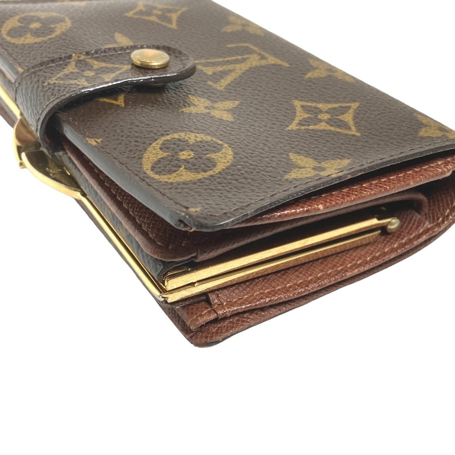 Louis Vuitton Viennois Brown Canvas Wallet Accessories