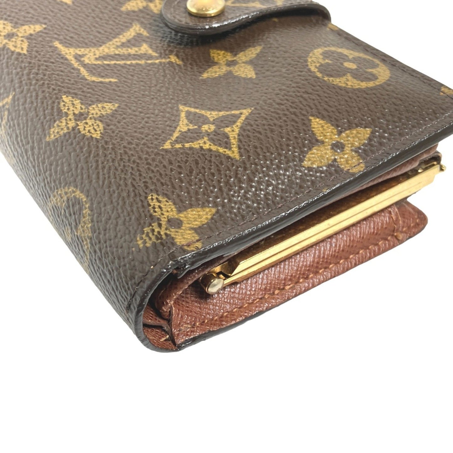 Louis Vuitton Viennois Brown Canvas Wallet Accessories