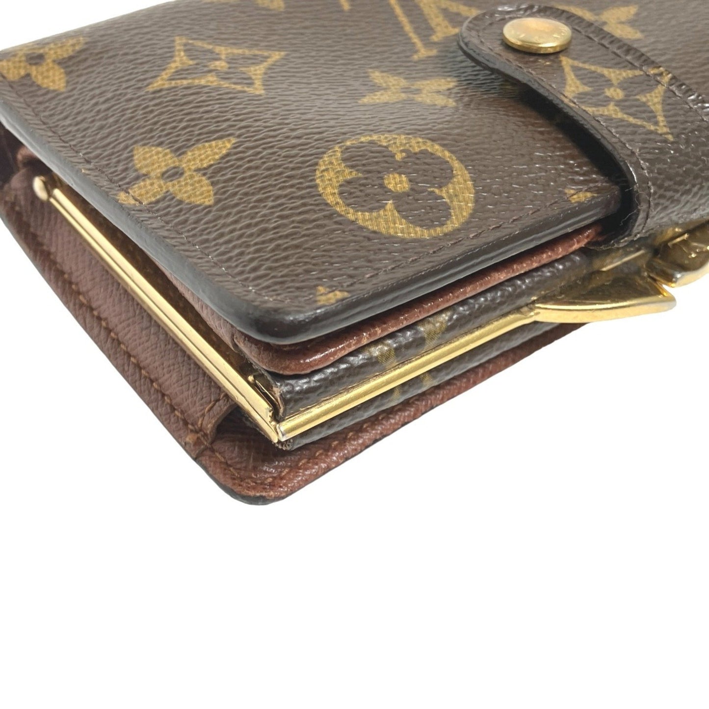 Louis Vuitton Viennois Brown Canvas Wallet Accessories