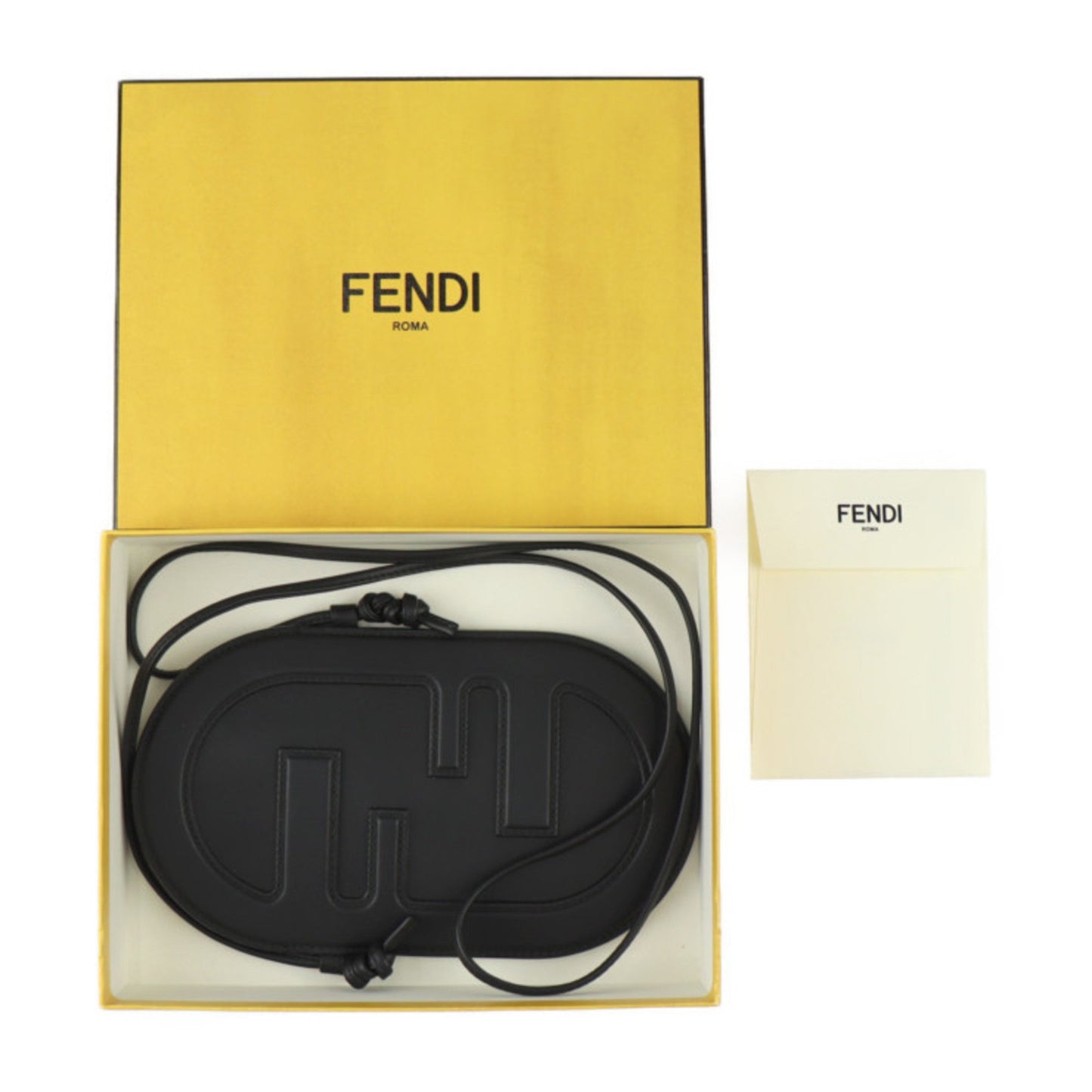 Fendi Black Leather Shoulder Bag