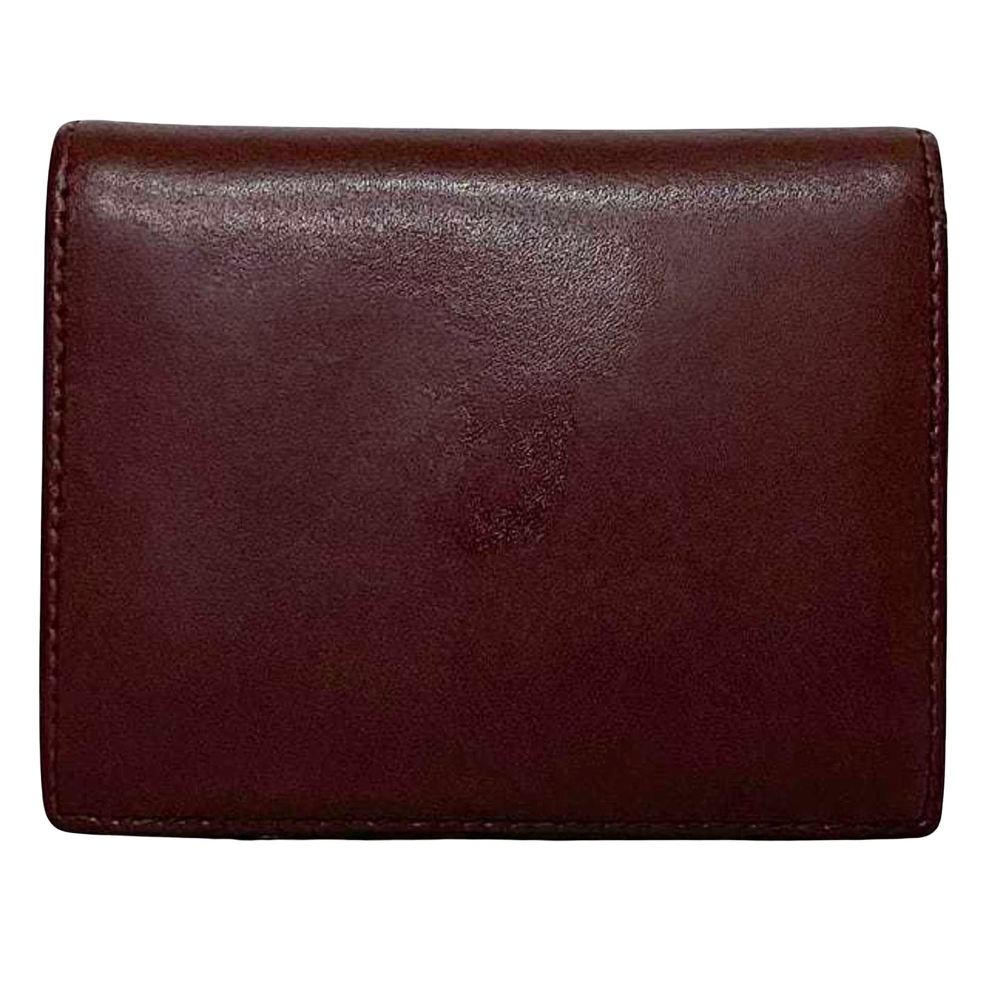 Fendi Burgundy Leather Wallet Accessories