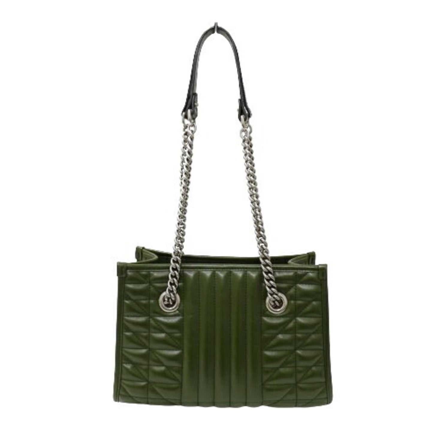 Gucci GG Marmont Green Leather Tote Bag