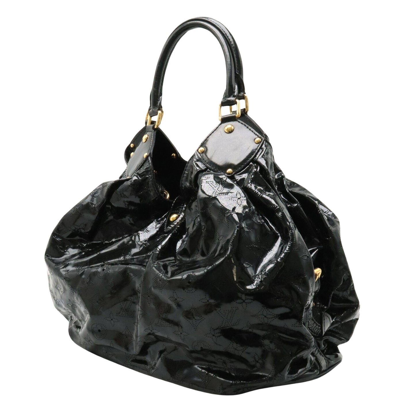 Louis Vuitton Surya Black Patent Leather Hand Bag