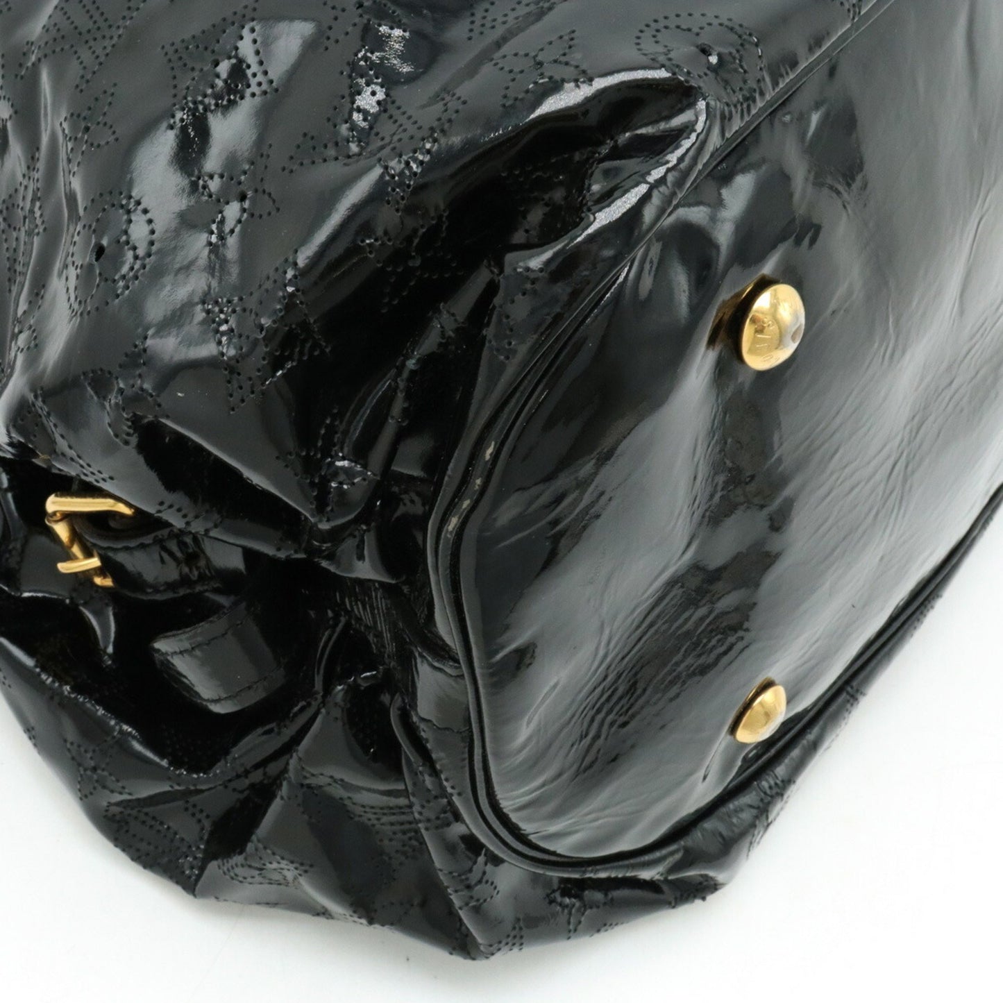 Louis Vuitton Surya Black Patent Leather Hand Bag