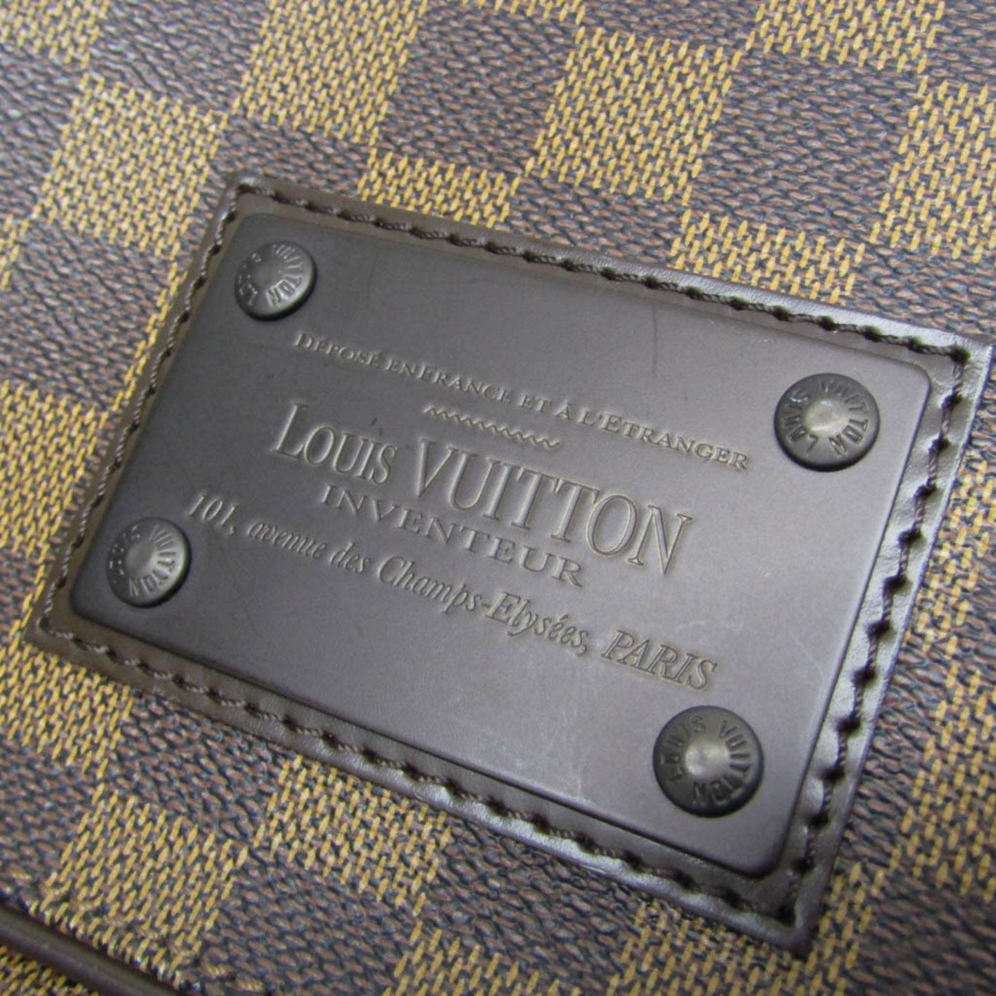 Louis Vuitton Brooklyn Brown Canvas Shopper Bag