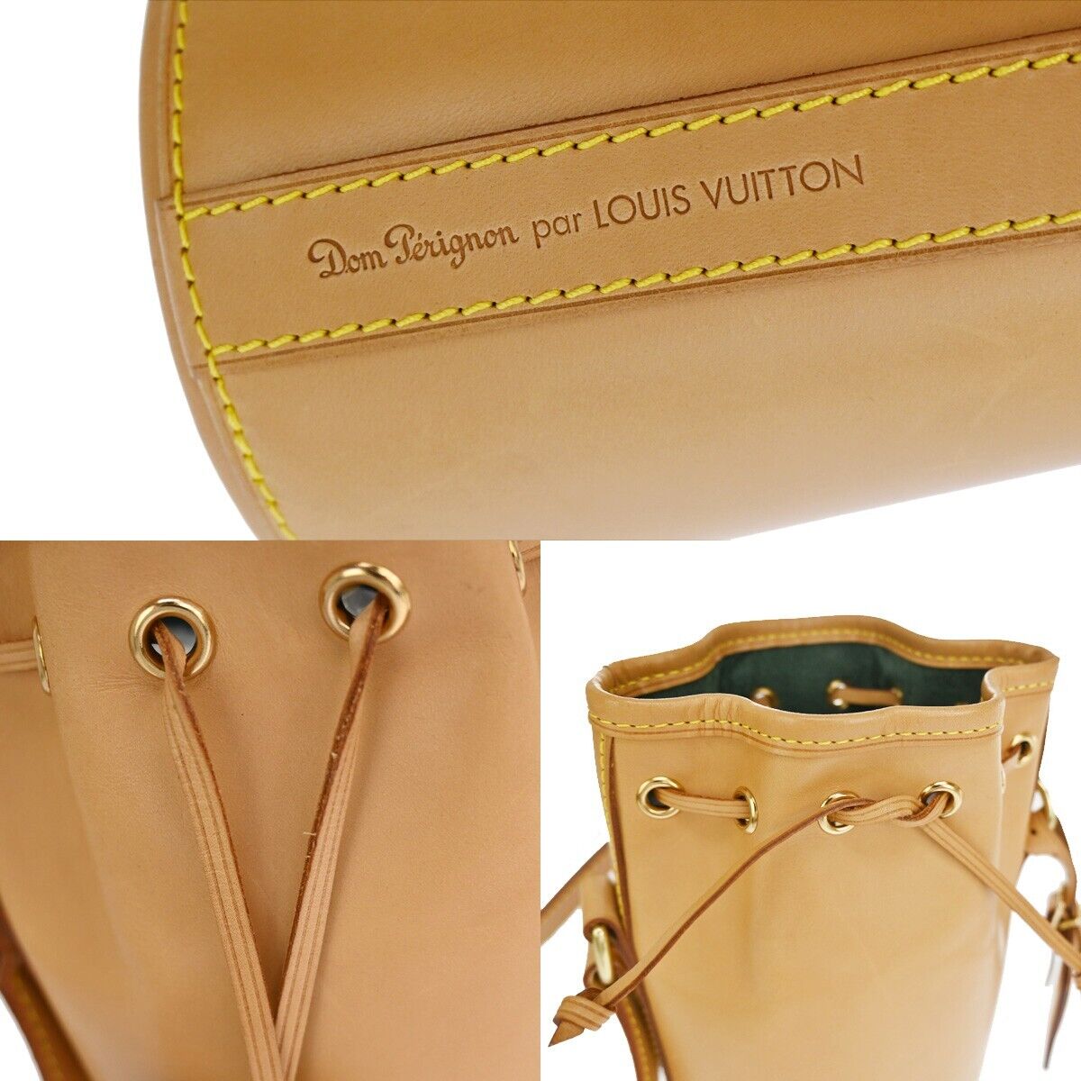 Louis Vuitton Normandy Brown Leather Shoulder Bag