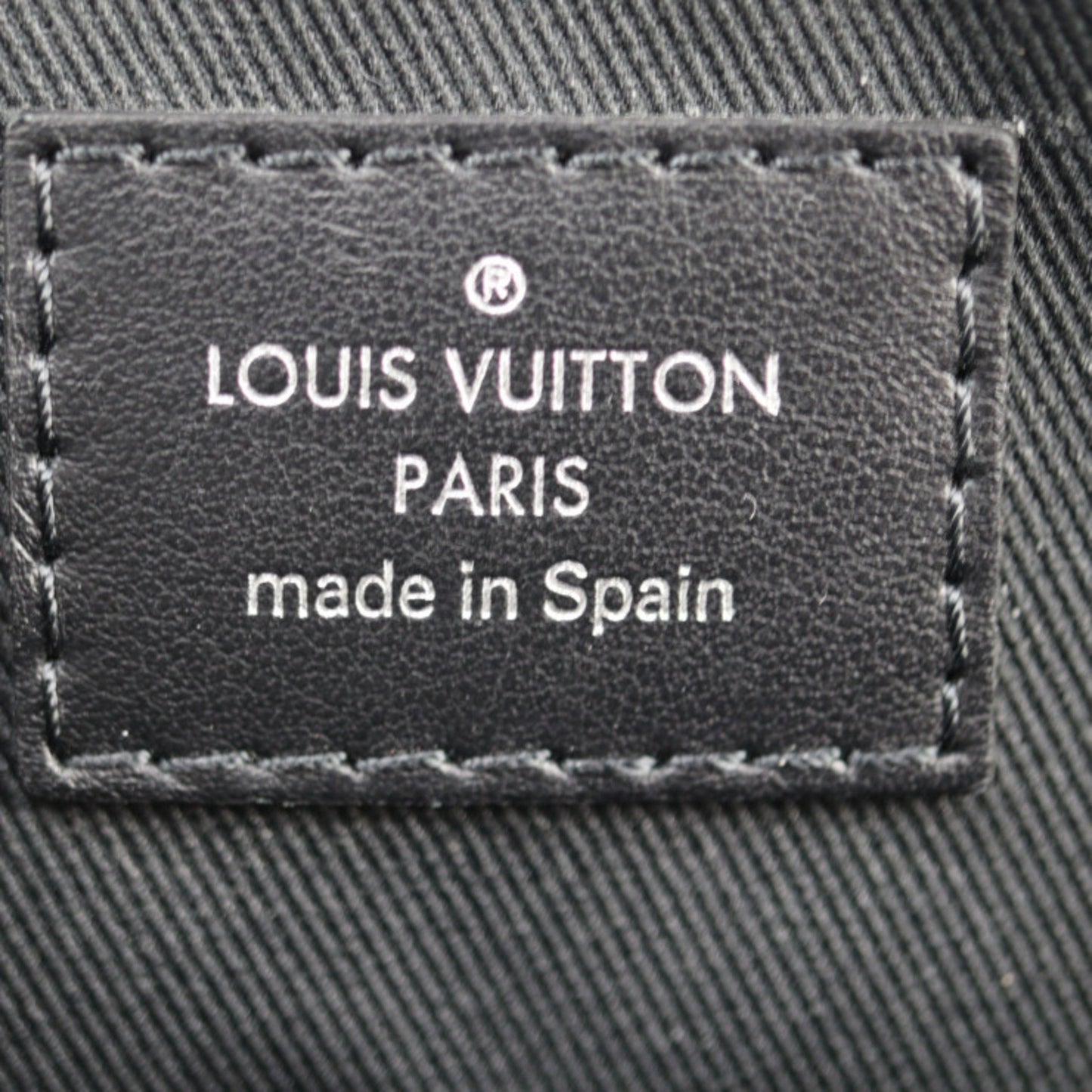 Louis Vuitton Dayton Black Canvas Shoulder Bag