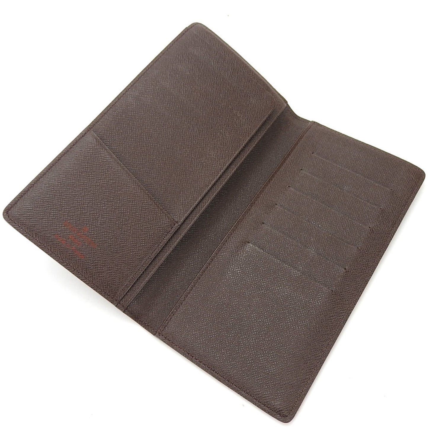 Louis Vuitton Portefeuille Long Brown Canvas Wallet Accessories