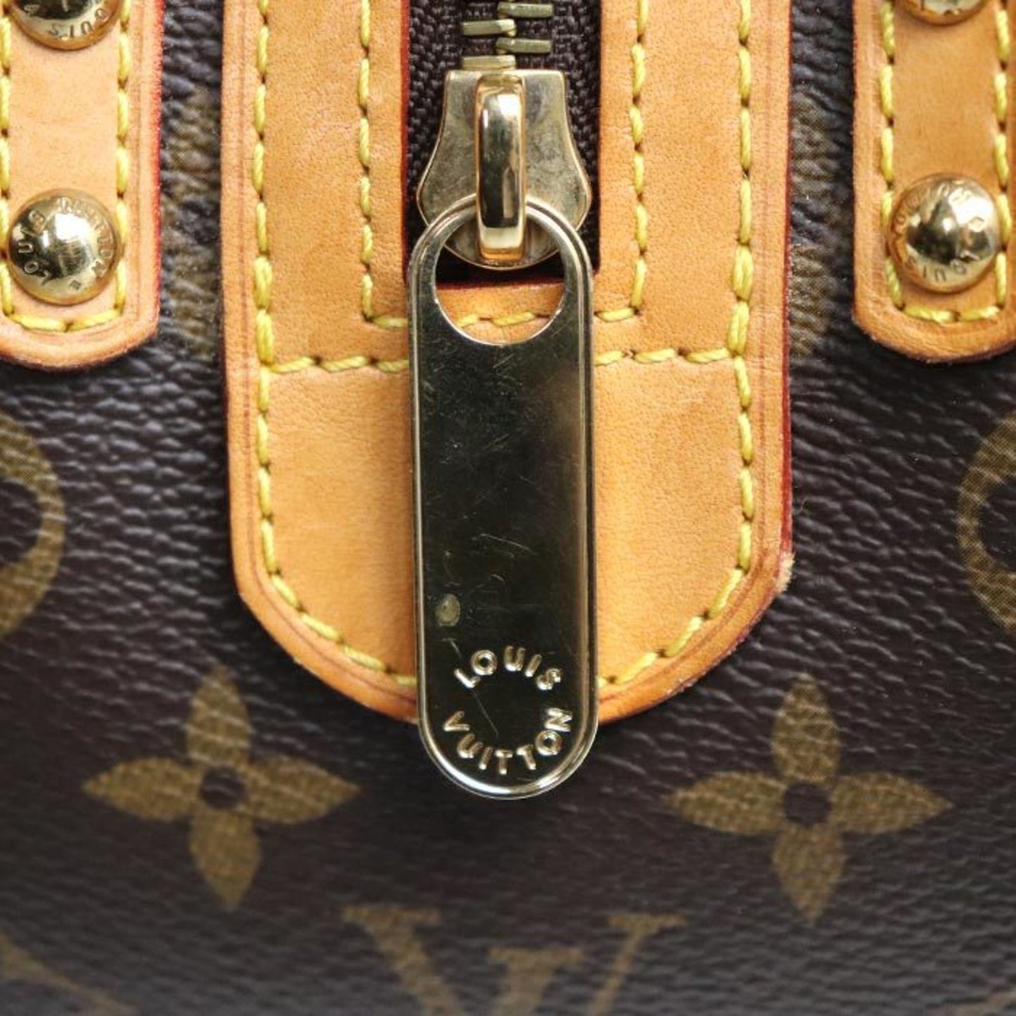 Louis Vuitton Clara Brown Canvas Hand Bag