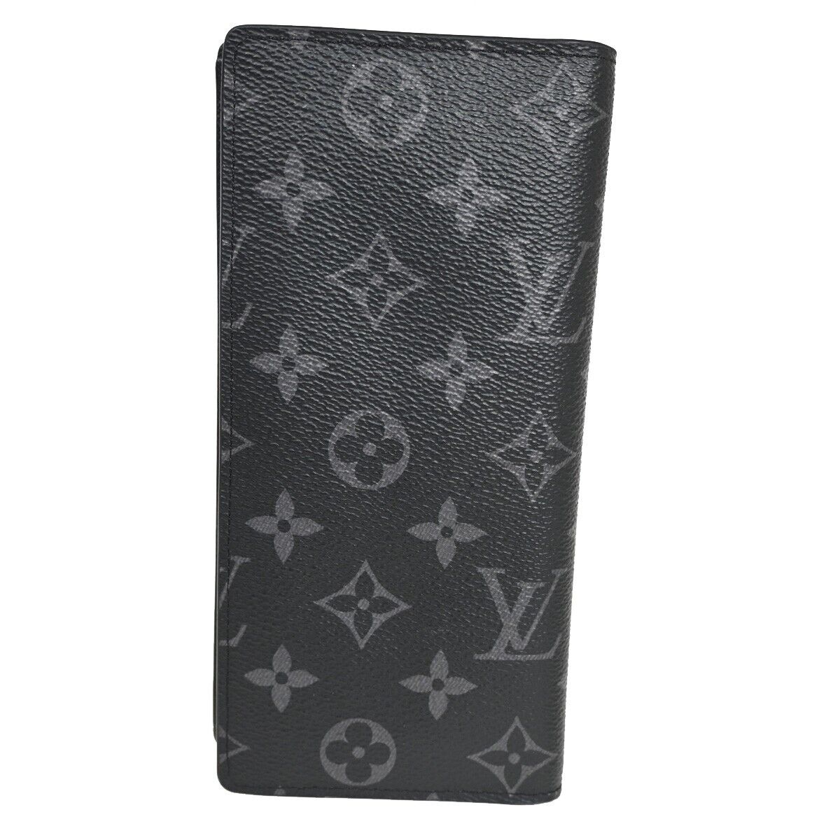 Louis Vuitton Portefeuille Brazza Black Canvas Wallet Accessories