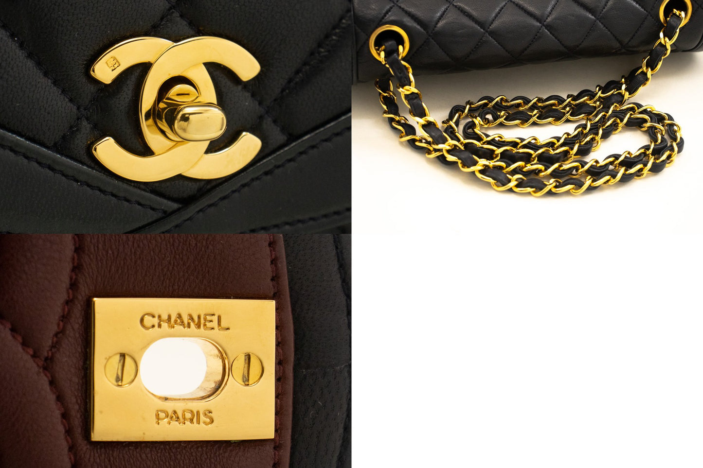 Chanel Matelassé Navy Leather Shoulder Bag